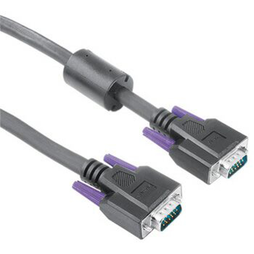 Cablu video Hama VGA Male - VGA Male, 1.8m, negru