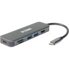 Hub USB D-Link DUB-2327