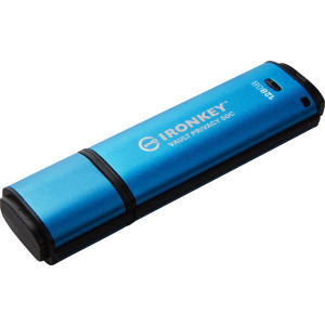 Kingston IronKey Vault Privacy 50C Series AES-256 Encrypted 128GB