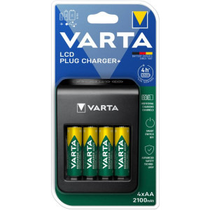 Varta A0113422 4x AA 2100mA LCD Plug Charger