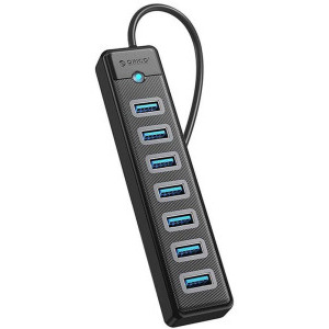 Orico PW7U-U3, 7x USB 3.0, 100 cm Black