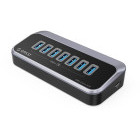 Hub USB Orico M3U3-7A, 7x USB 3.2, Grey