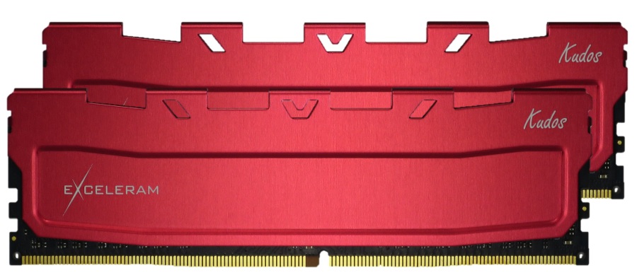 Memorie Exceleram Red Kudos 16GB DDR4 3200MHz CL16 1.35v Dual Channel Kit