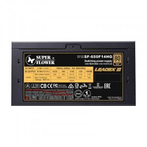 Super Flower Leadex III Gold, 80+ Gold, 650W