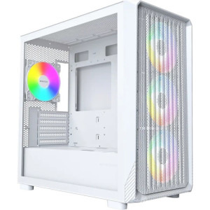PC Gaming BALAUR Epic Alb Advanced Edition, Intel i5-14400F 2.5GHz, 32GB DDR4, 1TB SSD, RTX 5060 8GB GDDR7, Iluminare RGB