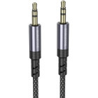 Cablu audio Borofone Jack 3.5 mm Male - Jack 3.5 mm Male, 1m, negru