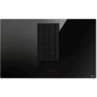 Plita incorporabila Elica NikolaTesla Prime S+, Inductie, 4 zone de gatit, Hota integrata, Bridge Zone, 83 cm, Negru
