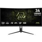 Monitor LED MSI Gaming MAG 342CQRF E20 CUrbat 34 inch UWQHD VA 0.5 ms 200 Hz HDR FreeSync Premium