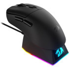 Mouse Gaming Redragon Ebony Standard Black + Dock Magnetic RGB