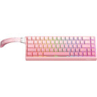 Tastatura Gaming ONIKUMA G69 Wireless Magnetic Switch Mecanica RGB Pink