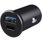 Incarcator auto Trust Maxo Fast, 1x USB, 1x USB-C, 38W, Black