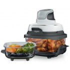 Ninja Friteuza cu aer cald portabila CRISPi FN102EU, 1700W, 1.4 L / 3.8L, Alb