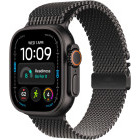 SmartWatch Apple Watch Ultra 4, Cellular, 49mm Carcasa Black Titanium, Black Milanese Loop - M