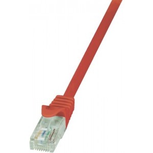 Logilink CAT5e Patch Cable UTP 0.25m red