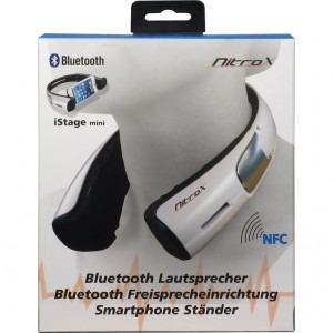 Inter-Tech Boxa portabila Nitrox iStage Mini White