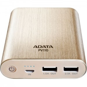 ADATA PV110 PowerBank 10400 mAh Golden