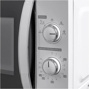 Toshiba MWP-MM20PWH, 20l, Control mecanic, 700W, 5 nivele putere, Iluminare LED, Alb
