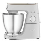 Robot de bucatarie Kenwood Titanium Chef Baker XL KVL65.001WH, 1200 W, vas 7 l, 10 trepte viteza, cantar integrat, ecran LCD, 3 accesorii patiserie, alb