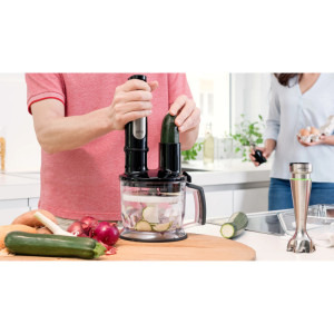 Braun Mixer vertical MQ7087X, 1000W, 0.35 L / 0.6 L / 1.5L, Negru