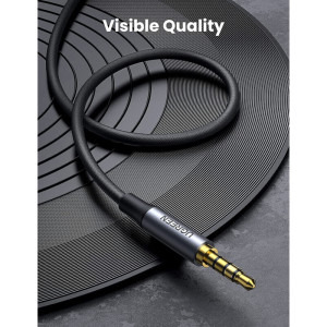 Ugreen AV183, Jack 3.5 mm Male - Jack 3.5 mm Male, 2m, negru-gri