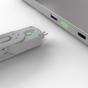 LINDY Cheie dispozitiv blocare port USB tip A, verde