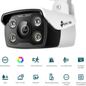 TP-LINK VIGI NVR1004H-4P + VIGI C340 2.8mm