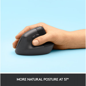 Logitech Lift Vertical Ergonomic, Negru