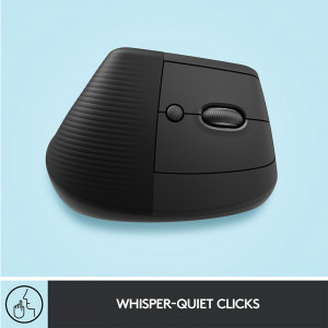 Logitech Lift Vertical Ergonomic, Negru