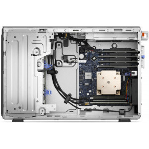 DELL PowerEdge T350, Procesor Intel® Xeon® E-2388G 3.2GHz Rocket Lake, 64GB ECC UDIMM RAM, 5x 1.92TB SATA 6G SSD + 3x 4TB NL-SAS 7.2K 12G HDD, PERC H755, 8x Hot Plug LFF, Windows Server 2022 Standard