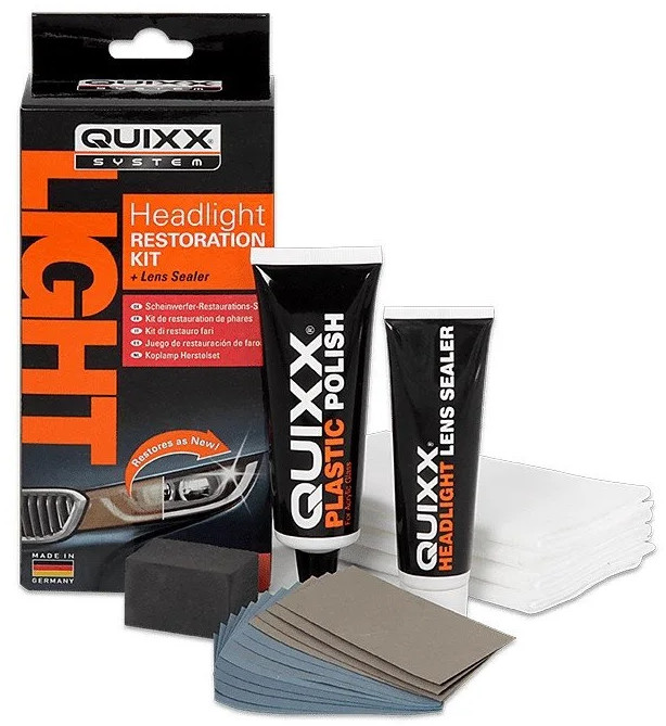 Spalare si detailing rapid Quixx Kit Restaurare Faruri Headlight Restoration