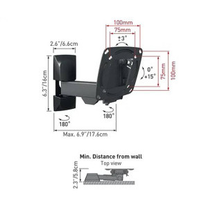 Barkan E130.B, 13 - 29 inch, negru