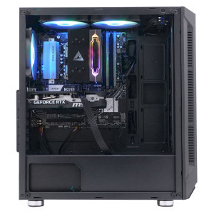 Gaming BALAUR Epic ProMax, AMD Ryzen 5 8600G 4.3GHz, 32GB DDR5, 1TB SSD, RTX 5060 8GB GDDR7, Iluminare RGB