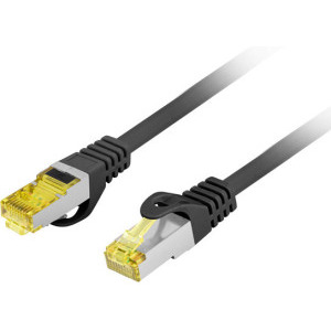 Lanberg CAT6a Patch Cable S/FTP 1 m LZSH Black