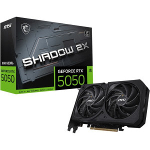 MSI GeForce RTX 5050 SHADOW 2X 8GB GDDR6 128-bit DLSS 4.0