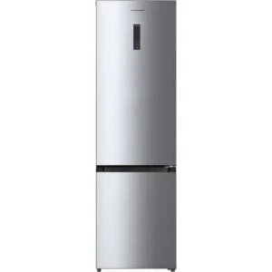 Combina frigorifica Heinner HCNF-HM377INVXC, 377 L, Clasa C, No Frost, Inverter, Dual Fresh Zone, Control electronic, Iluminare LED, 200 cm, Inox