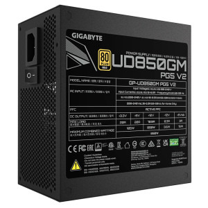 GIGABYTE GP-UD850GM PG5 V2, 80+ Gold, 850W
