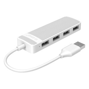 Orico FL02, 4x USB 2.0, Alb