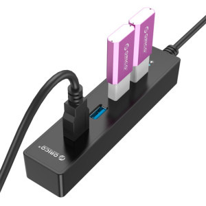 Orico W8PH4-U3, 4x USB 3.0, Negru