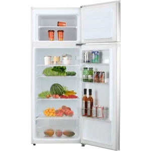 VIVAX DD-207E X, 204 L, Clasa E, Control mecanic, Iluminare LED, 143 cm, Inox