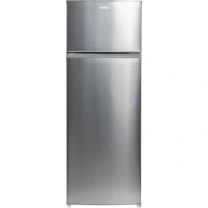 Frigider VIVAX DD-235E X, 235 L, Clasa E, Control mecanic, Iluminare LED, 159 cm, Inox