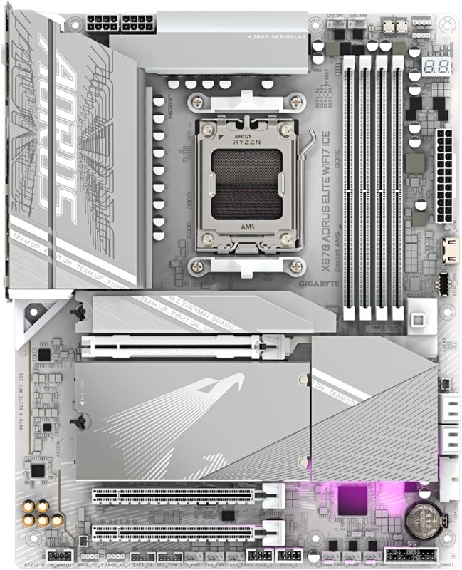 Placa de baza GIGABYTE X870 AORUS ELITE WIFI7 ICE