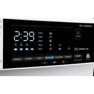 VIVAX WFL-140816PMI, 8 kg, 1400 RPM, Clasa A, Inverter, Steam Hygiene, Stain Magic, Alb