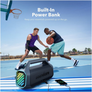 Anker Boxa portabila Boom 2 Plus, 140W, IPX7, Bluetooth 5.3, Blue