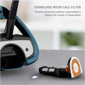 Tefal Fier de calcat Ultimate Pure FV9851E0, 3200W, 60g/min, Albastru/Negru