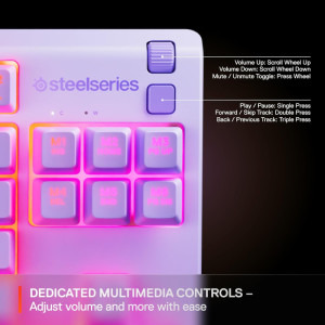 SteelSeries Apex 3 TKL RGB Lavander