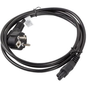 Lanberg Cablu alimentare Schuko Male - IEC320/C5 Male, 1.8m, negru