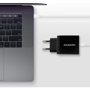 AXAGON ACU-PD22, 1x USB-C, PD 22W, Black