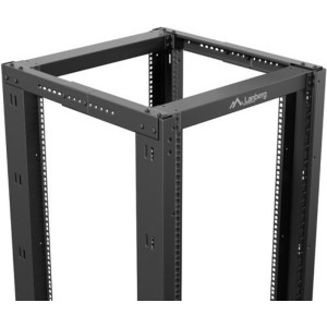 Lanberg OR01-6832-B 32U, Stand alone open rack, 600 x 800, Black