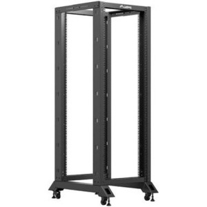Lanberg OR01-6832-B 32U, Stand alone open rack, 600 x 800, Black