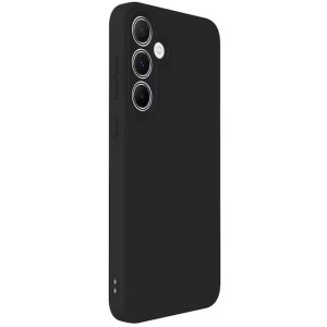 Lemontti Capac protectie spate Silicon Soft Black pentru Galaxy A55